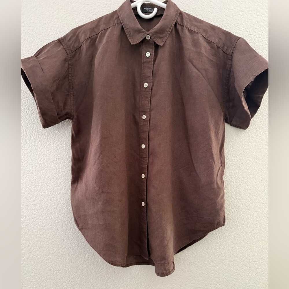 J.crew Relaxed-fit short-sleeve Baird McNutt Irish 100% LINEN shirt